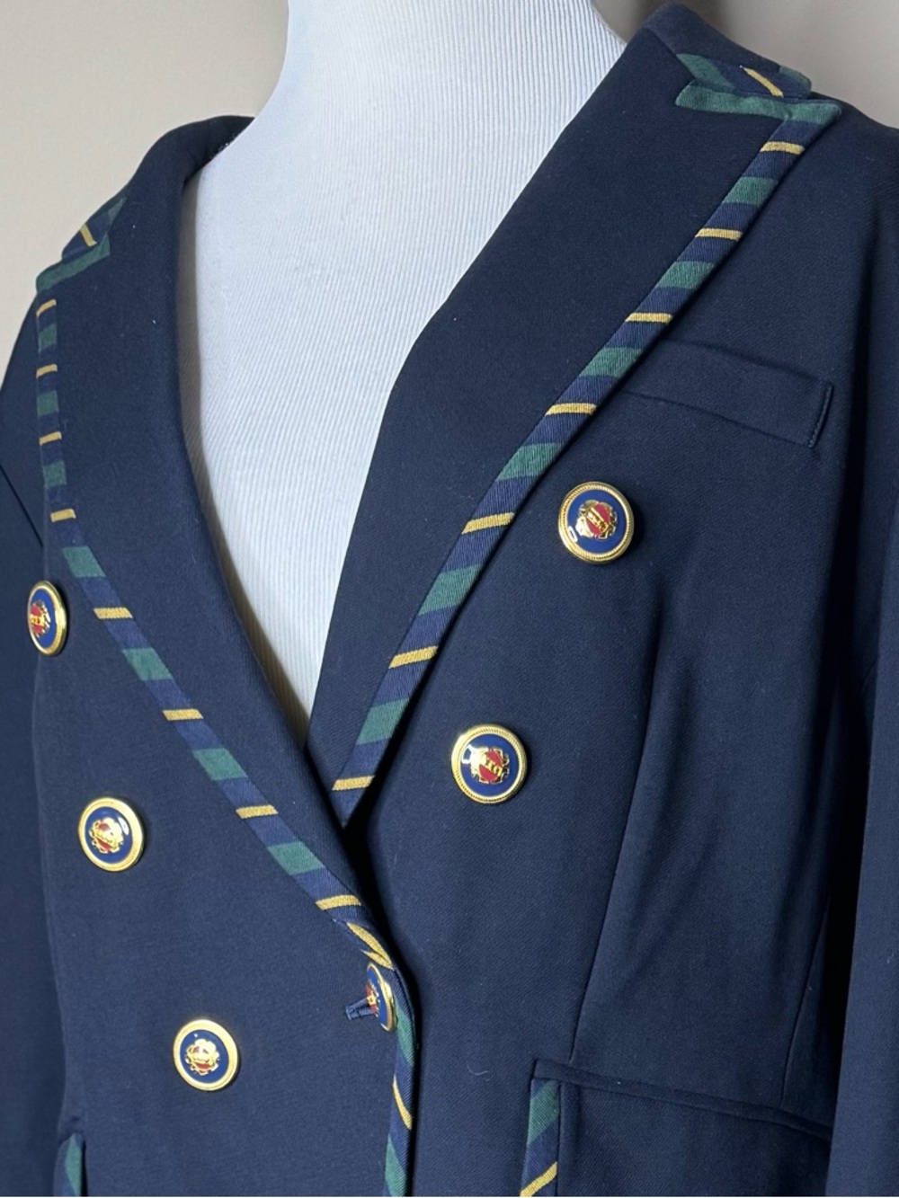 Veronica Beard womens navy Miller Dickey jacket size 16. - Picture 2 of 10